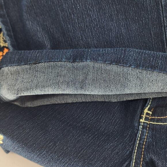 Y2K Enyce Dark Wash Embroidered Denim Jeans Women’s Size 11 - Picture 11 of 14